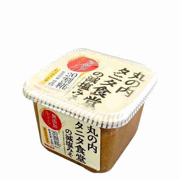 送料無料 丸の内タニタ食堂の減塩みそ マルコメ 650g 8個入｜shopdaihei