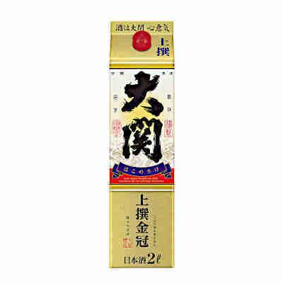 上撰 金冠 大関 はこのさけ 2Lパック 6本入 大関 送料無料 上撰 金冠 はこのさけ 2L(2000ml) パック 6本入