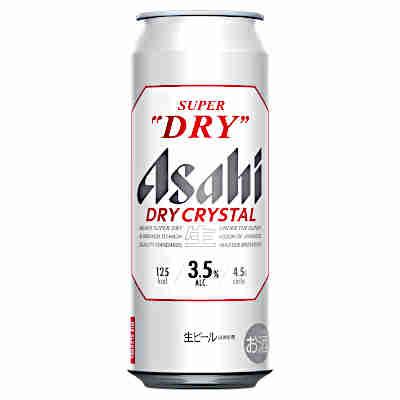 アサヒ（asahi） 送料無料 ドライクリスタル 500ml 缶 24本入