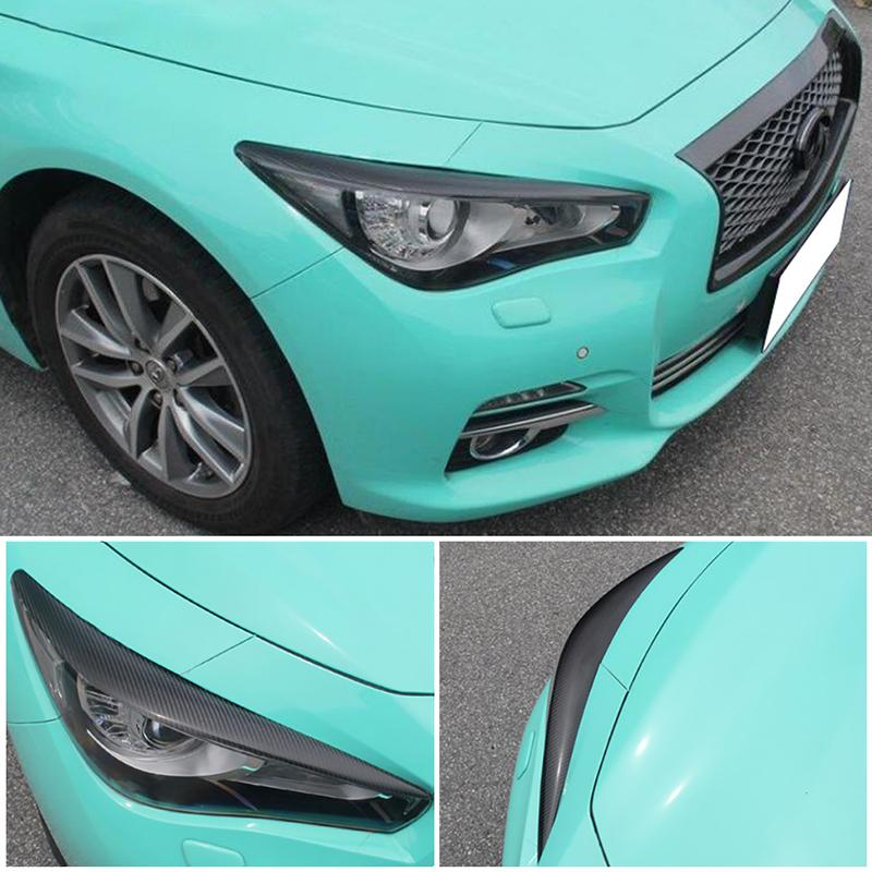 ☆新品☆ スカイラインv37 セダン カーボン調ヘッドライト アイライン