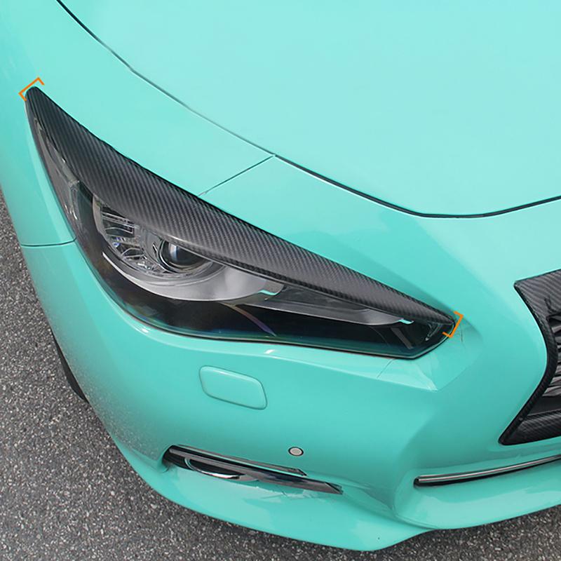 ☆新品☆ スカイラインv37 セダン カーボン調ヘッドライト アイライン