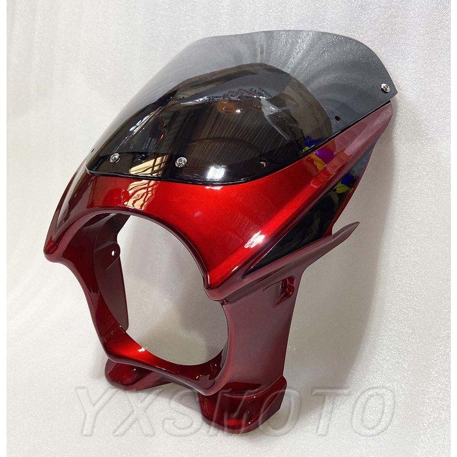 メカニカルインジェクションCB400 CB1300 VTECヘッドライト修正ヘッドカバーホンダフェアリングパーツに適合