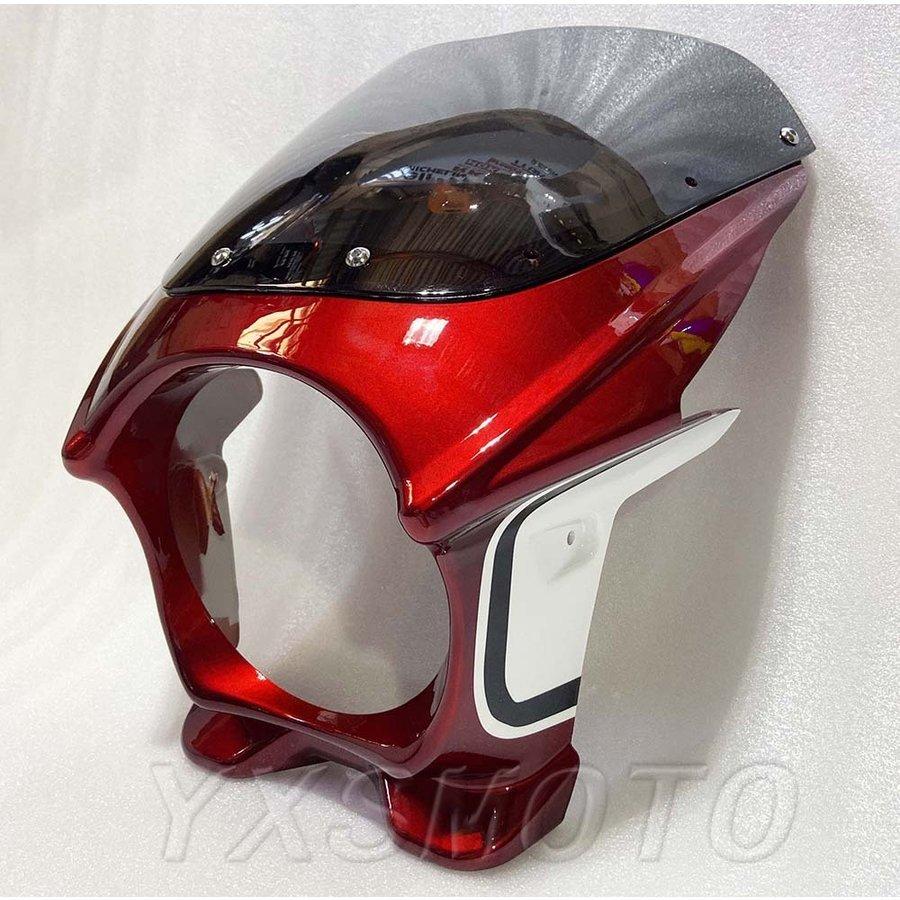 メカニカルインジェクションCB400 CB1300 VTECヘッドライト修正ヘッドカバーホンダフェアリングパーツに適合