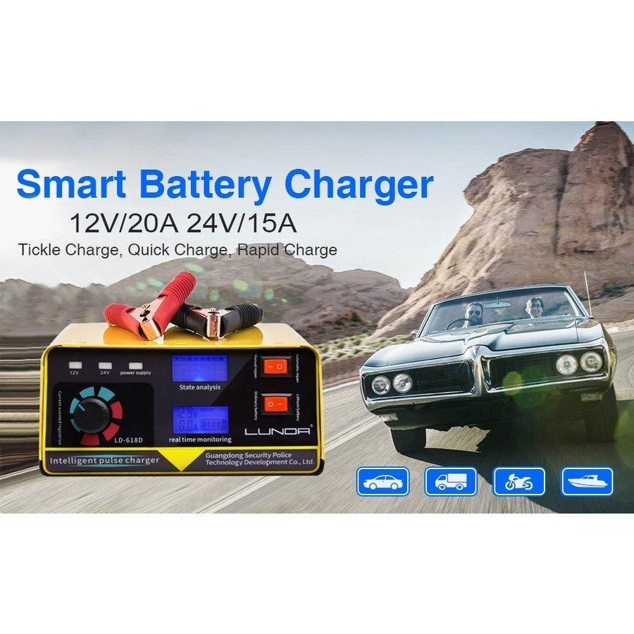 バッテリーチャージャー バッテリー充電器 発電機 全自動 車 240W 12V