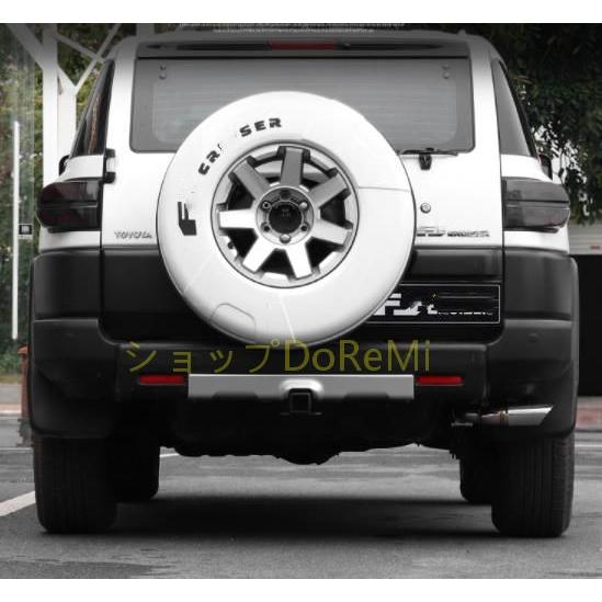 トヨタ FJクルーザーGSJ15W型 マフラーカッター テールパイプ デュアル 