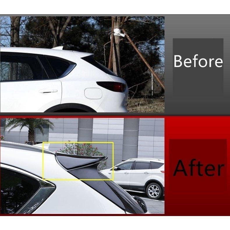 マツダ CX-5 KF系 リアスポイラー ルーフウイング ブラック マツダ CX-5 KF系 リアスポイラー ルーフウイング ブラック CX5 - メルカリ