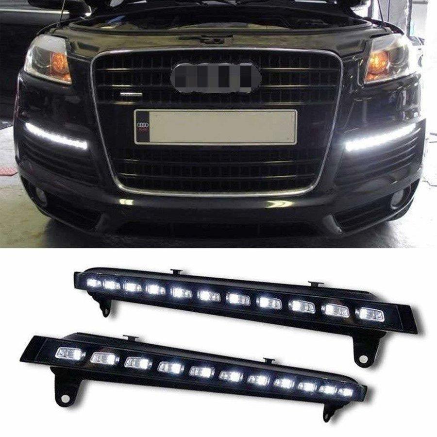 アウディ Audi Q7 2007-2009 LED DRL デイライト ポジションライト C993