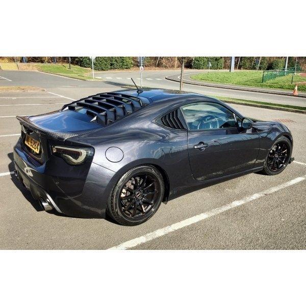 スバル BRZ トヨタ 86 マットブラック サイド ウインドウ カバー スバル BRZ トヨタ 86 マットブラック サイド ウインドウ カバー