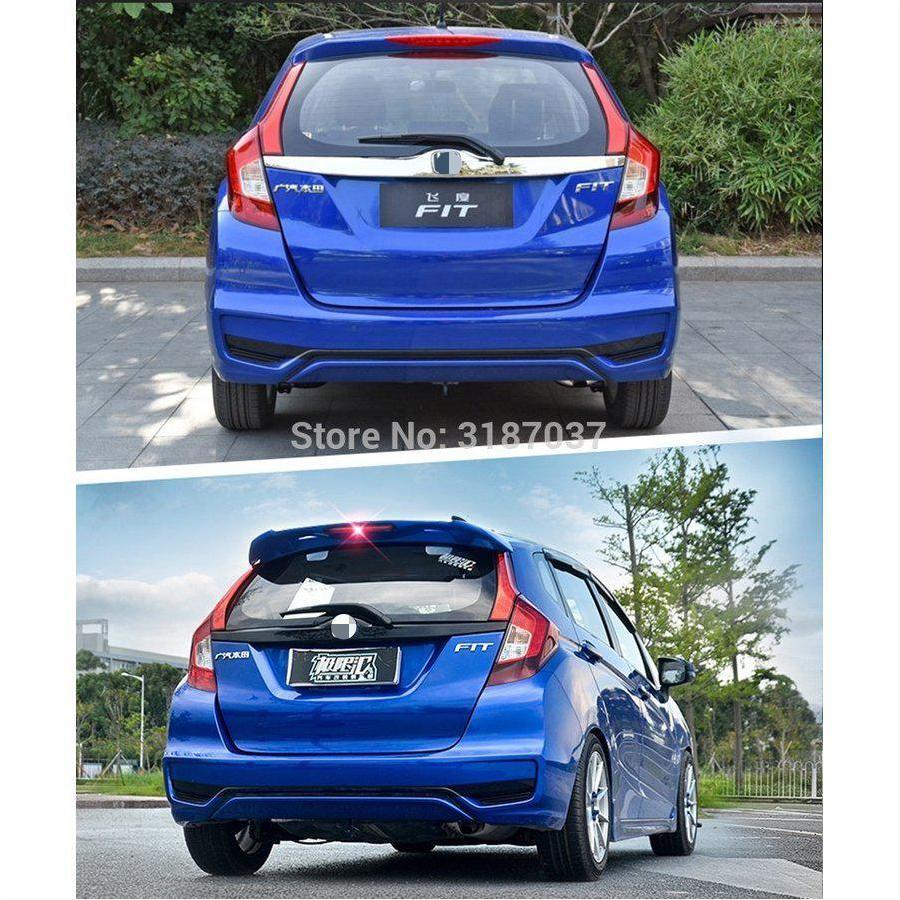 HONDA フィット3 リアウイングスポイラー　ブルー　GK ホンダ（HONDA） フィット3／リアウイング(純正色塗装済み品) : 2りん