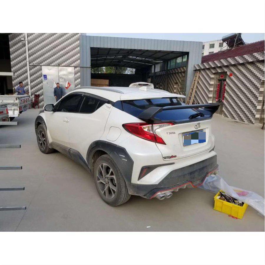 C-HR CHR リア ウィング スポイラー 羽 エアロ 外装 トランク ブラック