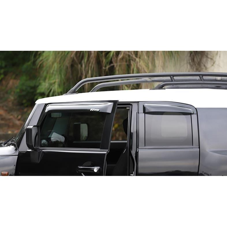 トヨタFJクルーザー 用 ドア サイドバイザー 雨除け 換気 ガーニッシュ