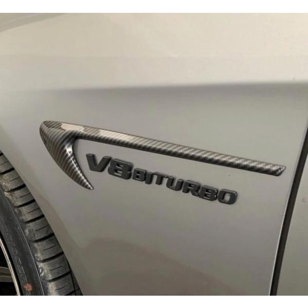 カーボン サイド フェンダー トリム フィン 汎用 Z33Z34KF8KF2FD2ND