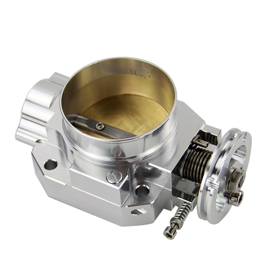 ビックスロットルボディー 64mm アルミ削り出し シルバー ロードスター 