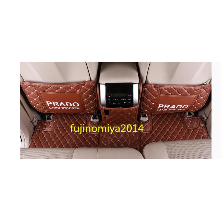 値頃 ランドクルーザープラド150系 PRADO シートバックキックマット3枚