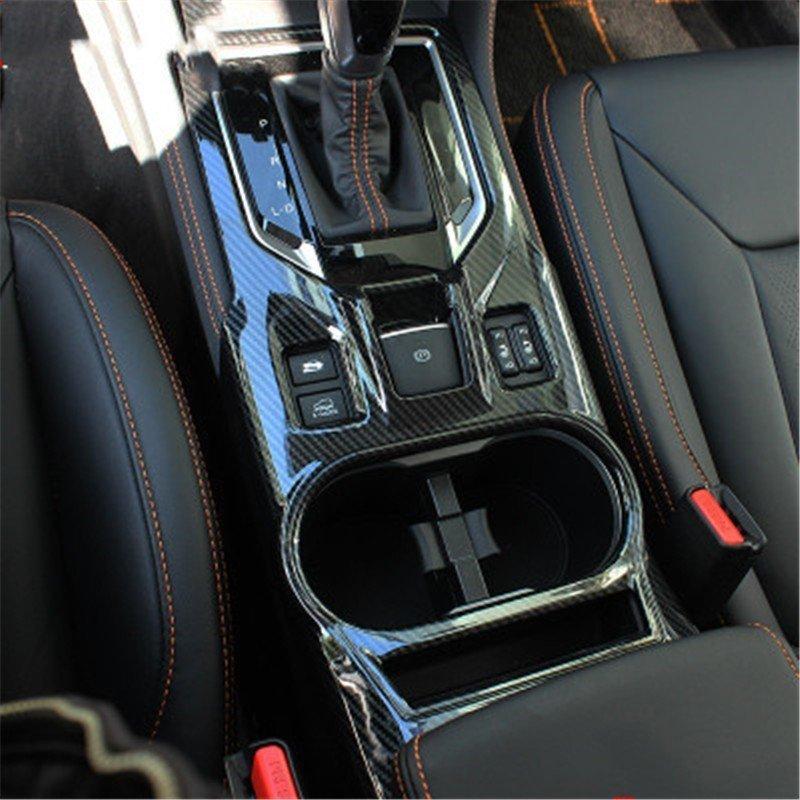 内装 車内用品 インテリアパネル スバル SUBARU XV GT インプレッサスポーツ G4 カーボン調 シフトパネル センターコンソールデコレーションパネル｜shopdoremi