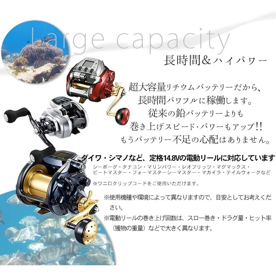 豪華 ダイワ シマノ 電動リール用 スーパーリチウム バッテリー カバーセット 黒 14 8v 大容量 mah パナソニックセル内蔵 正規品 City Com Fr