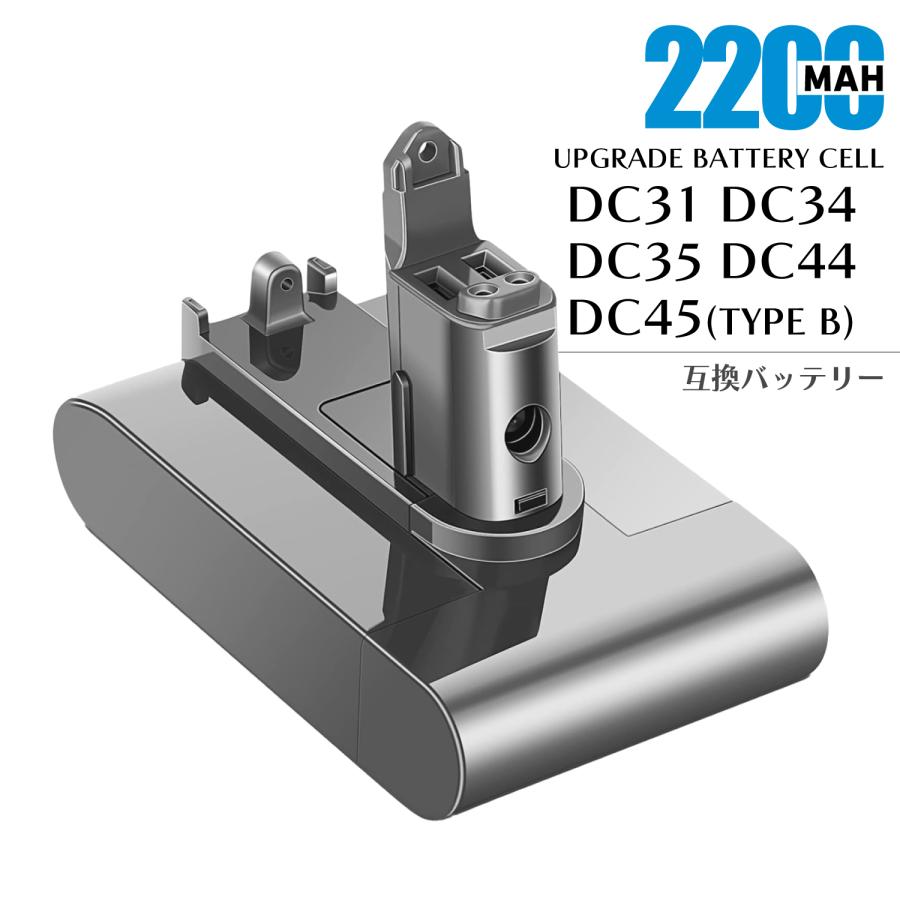 ダイソン DC31 DC34 DC35 DC44 DC45 互換 バッテリー 大容量 2200mAh SONYセル 互換品 ネジ式（Type B） : dyson-dc31:DuO - 通販 - Yahoo!ショッピング