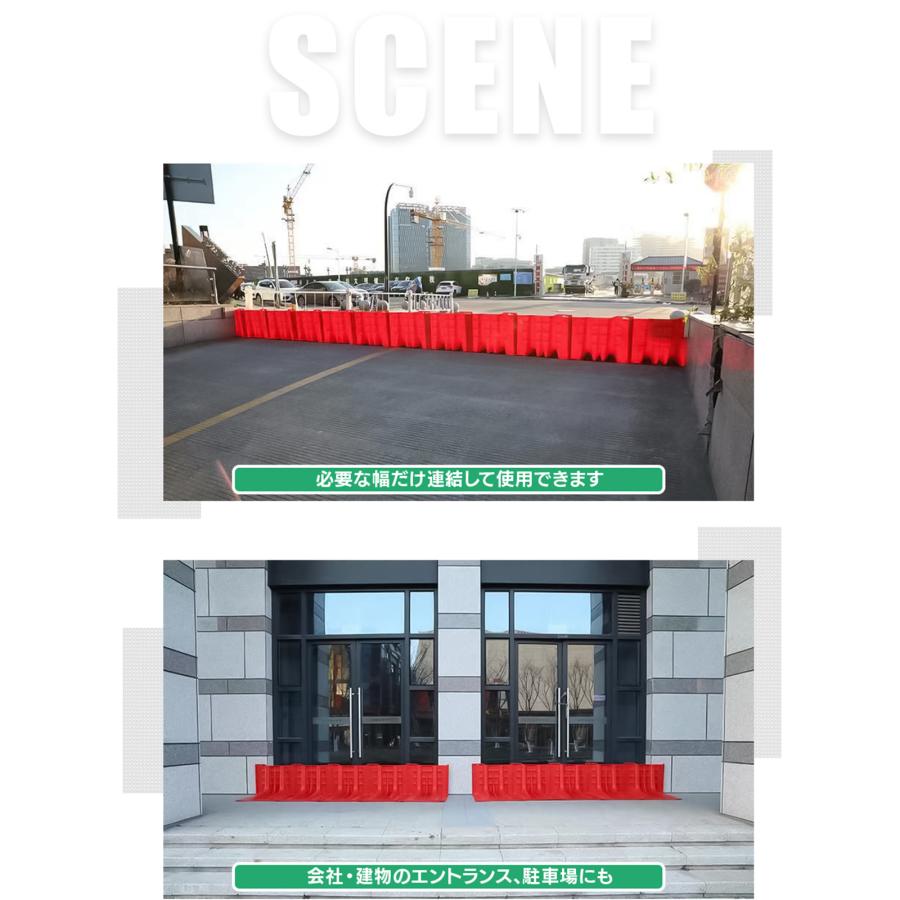 SUNGA 【10枚セット】 止水板 ストームブロッカーX 幅70.5cm×奥行68cm