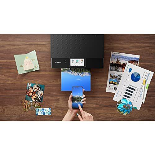 Canon プリンター A4インクジェット複合機 PIXUS TS8530 ブラック 2021年モデル テレワーク向け ブラック A4普通紙100枚