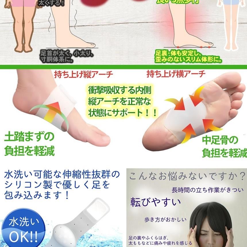 むくみんサポーター 左右セット 扁平足 サポーター アーチサポーター 矯正 足裏 土踏まず むくみ解消 Mukuminsapo F0613 3a Shop East 通販 Yahoo ショッピング