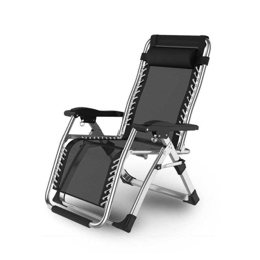 (新品未使用) リクライニングチェア シルバー 枕一体型 RICLINA-SV リクライニングチェア シルバー 枕一体型 折り畳み リラックス