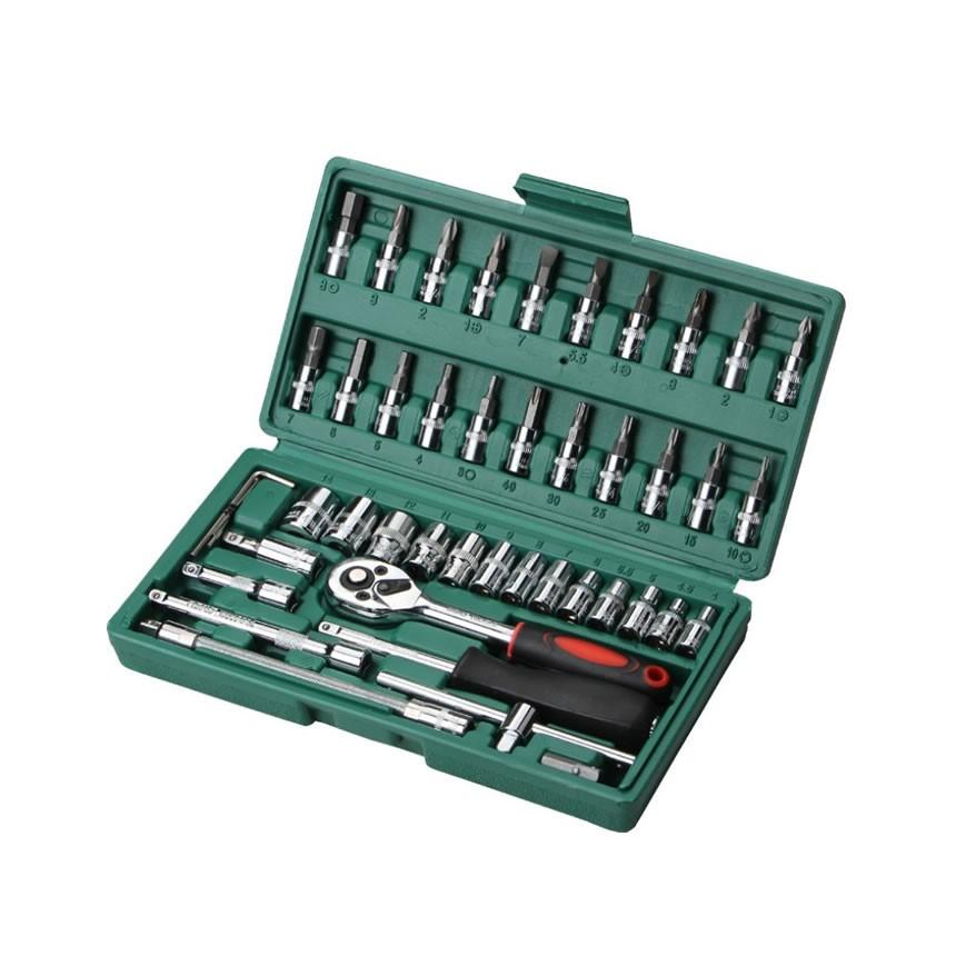 ソケットレンチセット 46点セット 差込角6 3 1 4インチ バイク 自転車 レンチ スリーブ ラチェットレンチ ソケットドライバー ツール 修理 ケース付き Socset46 Kg09 45a Shop East 通販 Yahoo ショッピング