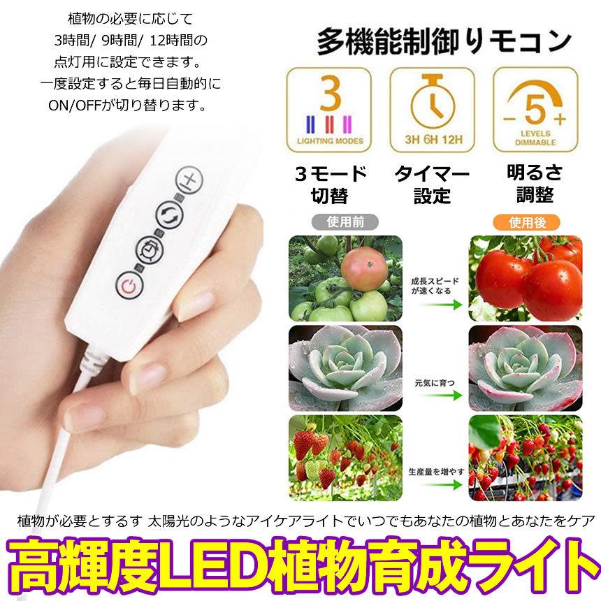 2個セット 室内植物育成ライト 高輝度 水耕栽培ランプ 68w 132灯 Led電球 5段階調光多肉植物育成 栽培 家庭菜園 室内園芸 Syokuiku おすすめ