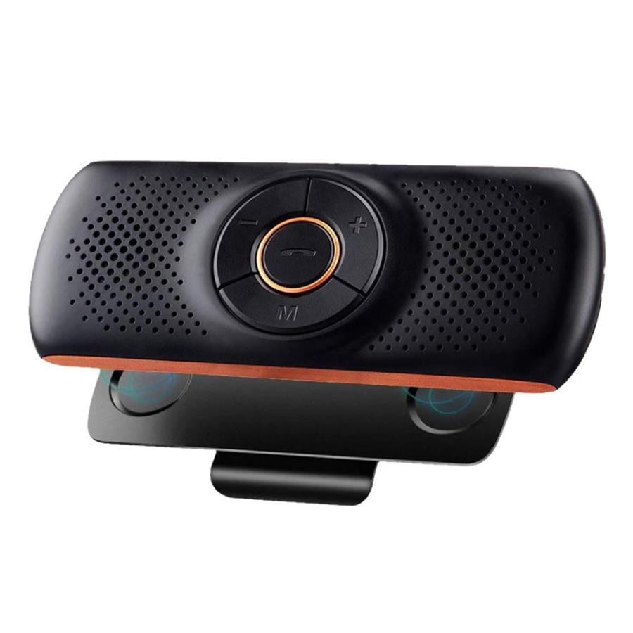 車載用 Bluetoothスピーカー 無線 ポータブルスピーカー ハンズフリー通話 音楽再生 2台待ち受け ブルートゥース4 2 磁気クリップ Potaspu Mg14 26a Shop East 通販 Yahoo ショッピング