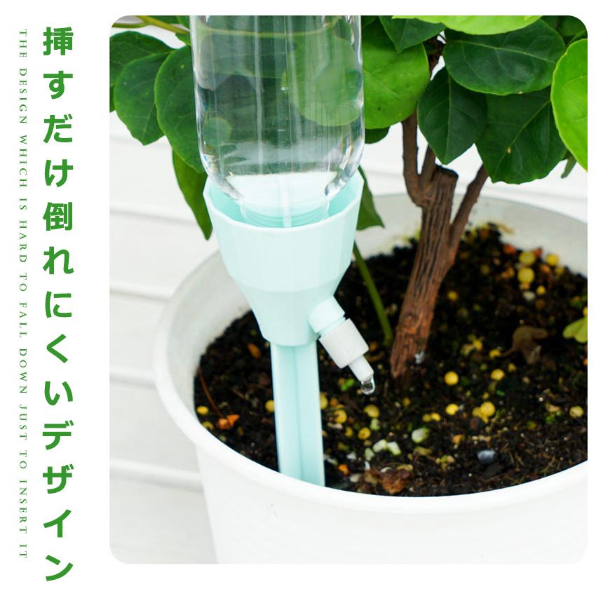 水やり当番 12個セット 観葉植物 自動水やり器 自動給水器 自宅 植木鉢 植物 留守中 園芸 盆栽 栄養 木 6-MIZUIRE｜shopeast｜07