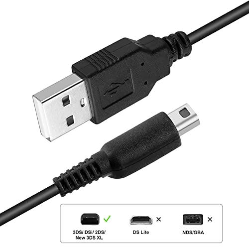 Suptopwxm 3DS 充電器 充電ケーブル 1.2m (1本セット) USB電源コード New3DS/ Ne｜shopeevergreen｜03