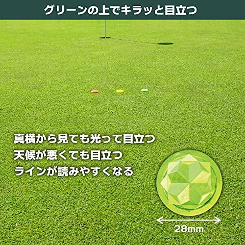 Tabata(タバタ) ゴルフマーカー ゴルフラウンド用品 マーカー フラッシュグリー｜shopeevergreen｜03