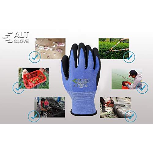 ALT GLOVE 防刃手袋 耐切?手袋 防刃軍手 レベル５安全防護超細発泡 滑り止め薄手｜shopeevergreen｜05