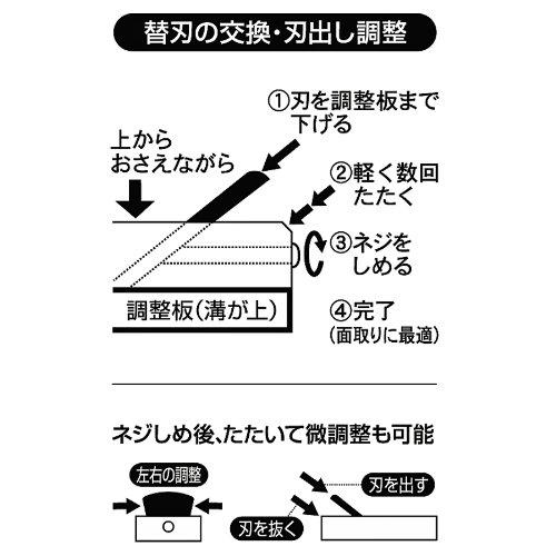 六兵衛 替刃式1枚カンナ 42mm｜shopeevergreen｜04