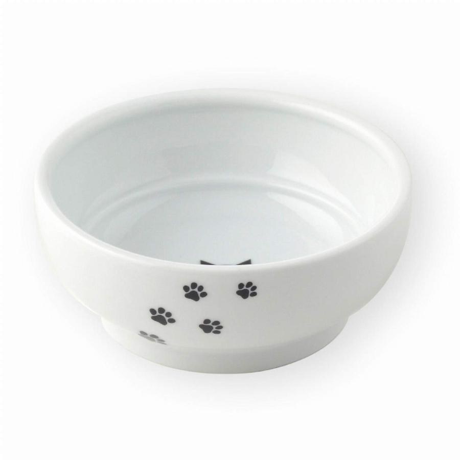 猫壱（necoichi） ハッピーダイニング 猫用 脚なしフードボウル 猫柄