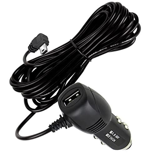 YFFSFDC シガーソケット 3.5M mini usb ドライブレコーダー用電源