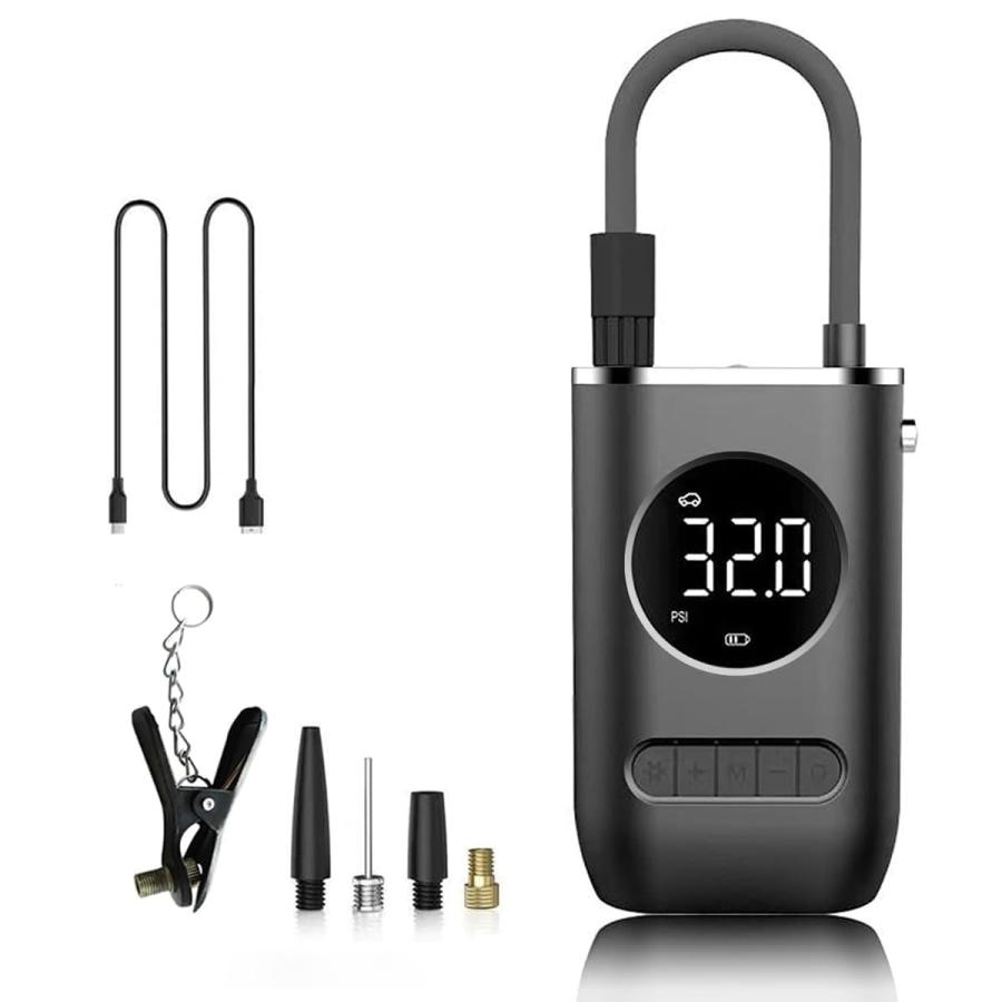 Babaidea 自転車 空気入れ 電動ポンプ 携帯用充電式くうきいれ 自動停止 ロード の商品画像