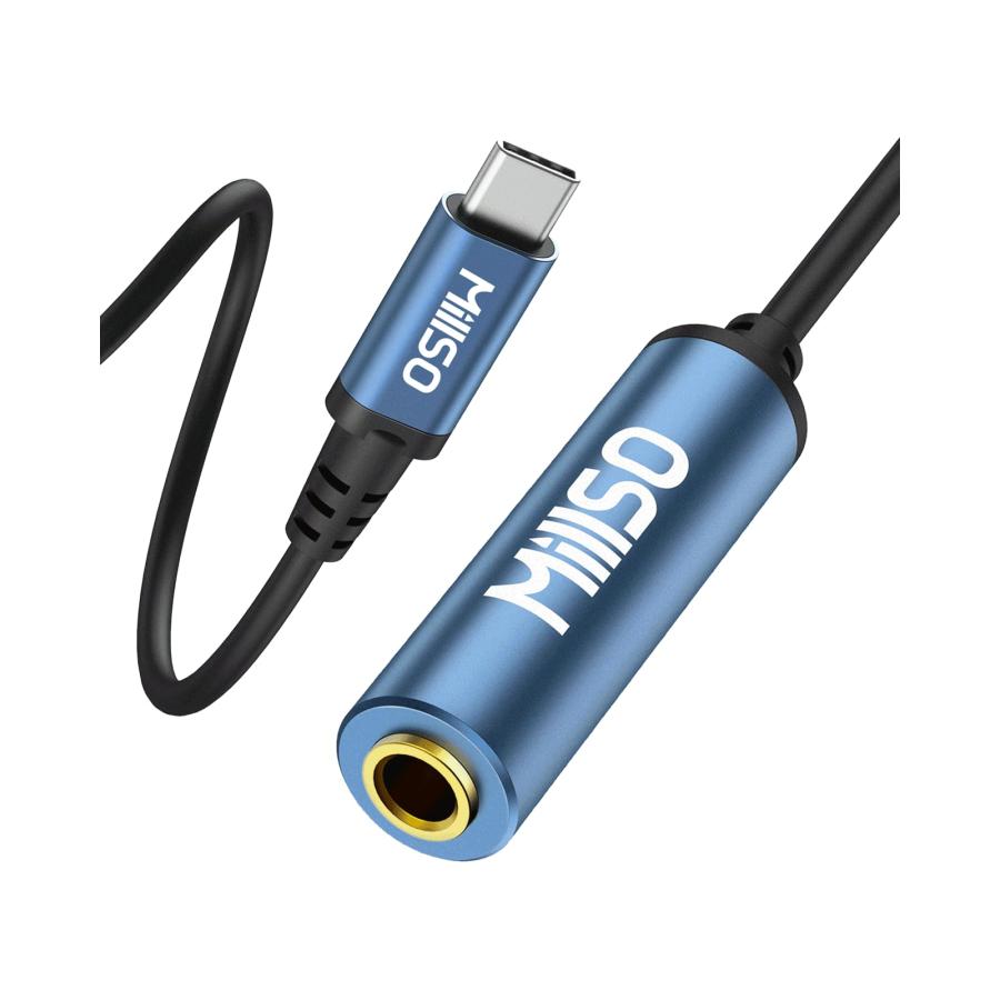 MillSO USB C - 6.35mm ヘッドフォンジャックアダプタ 6.3mm標準