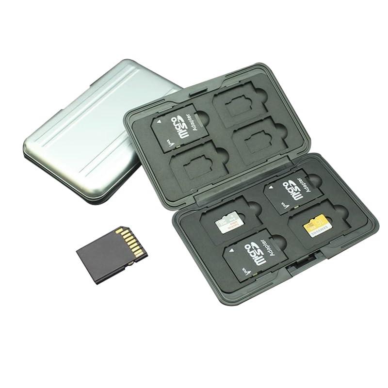 防塵・防水・落下防止】マイクロSDカードケース - コンパクトで