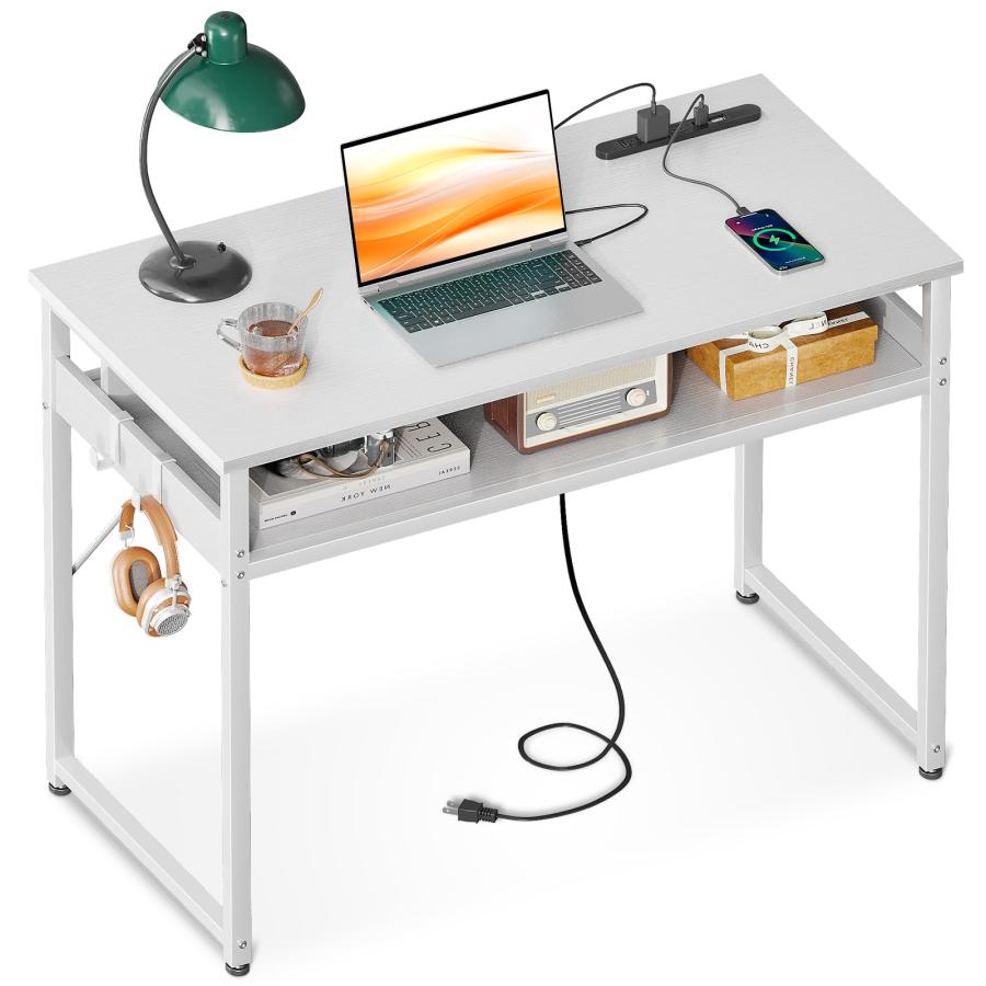 水色 デスク Amazon | ゲーミングデスク パソコンデスク 幅80 机 配線ホール付き pc