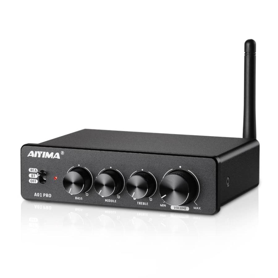 AIYIMA A01 Pro 100W x 2 アンプ Bluetooth 5k AIYIMA A01 Pro 100W x 2 アンプ Bluetooth 5.1 Class D インテグレー