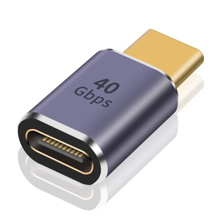 Poyiccot USB Type C 延長アダプタ 40Gbps、USB-C オスto メス アダプタ、 USB4. : SHOP ...