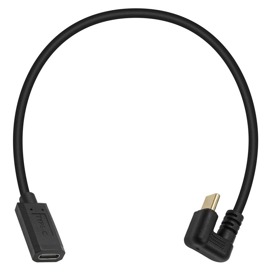 Poyiccot 短いType C 延長ケーブル 30cm USB オス メス 延長コード