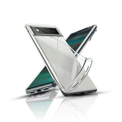 Google Pixel 7A 用のケース クリアシリコンケース 薄型 柔らかい手触