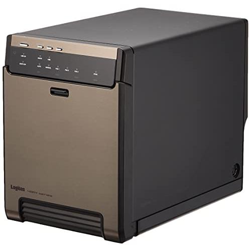 ロジテック HDDケース USB3.0 eSATA接続 4ベイ 最大56TB対応 LGB
