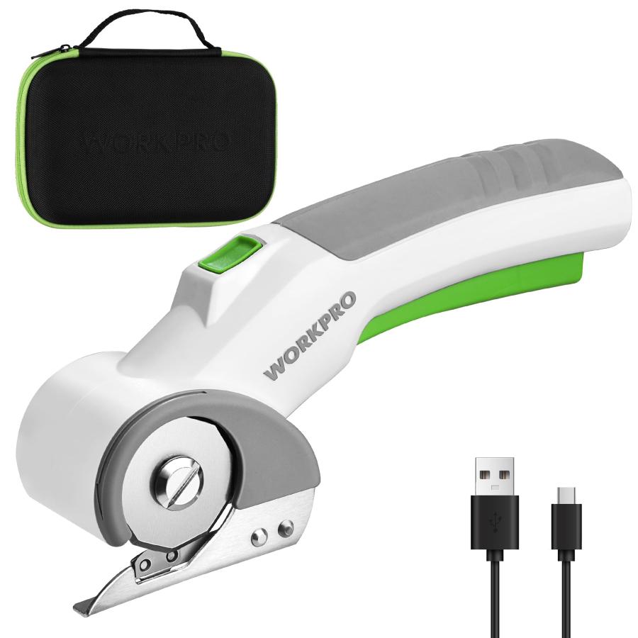 WORKPRO 電動カッター コードレスマルチカッター 電動ダンボール