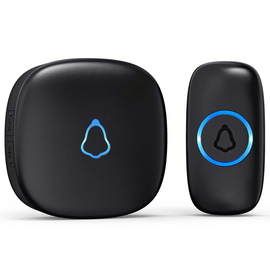 SECRUI ワイヤレスチャイム 玄関チャイム 送信機 電池式 屋外 防水