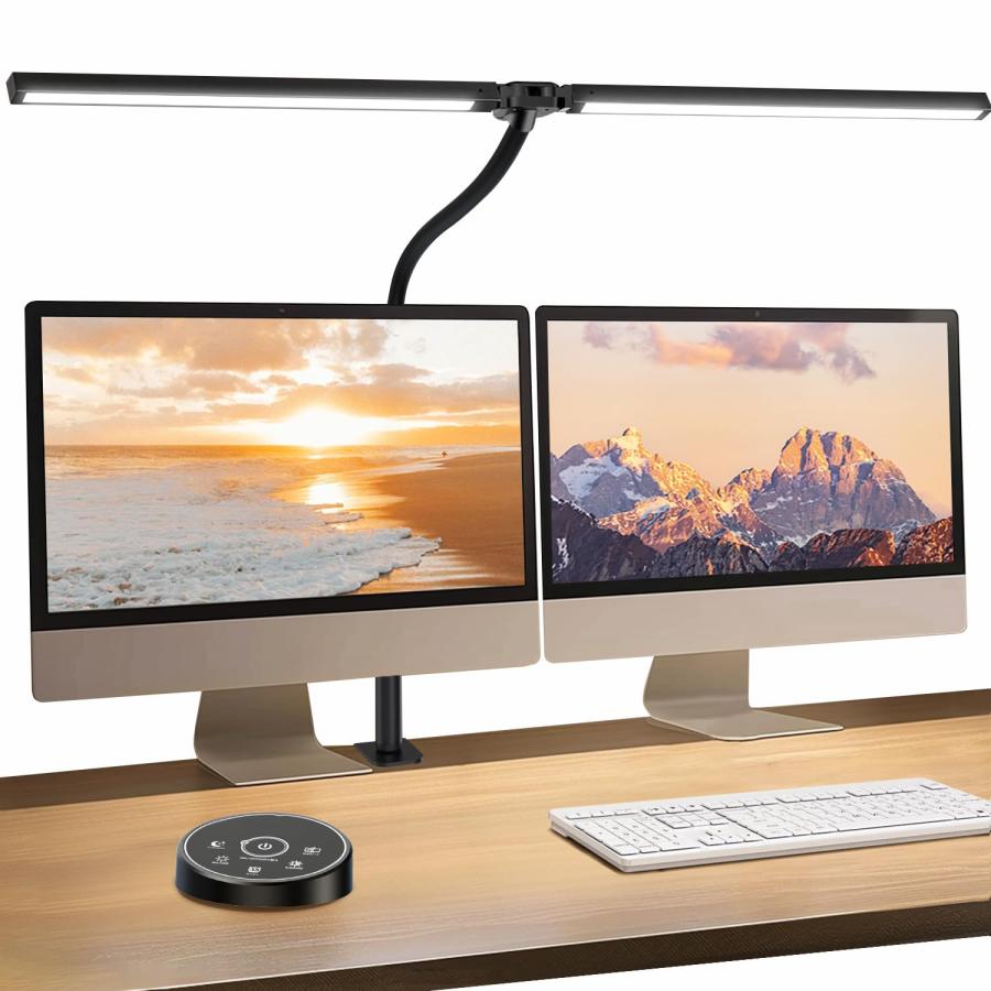 BeaNet デスクライト LED 「無線リモコン・ダブル光源・幅800mm・p BeaNet デスクライト LED 無線リモコン・ダブル光源・幅800mm・24W