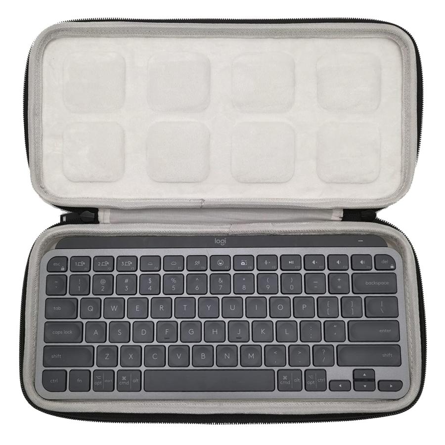 ロジクール　Logicool MX Keys Mini グレー ケース付き Kiowon 収納ケース キーボードケース logicool ロジクール MX KEYS