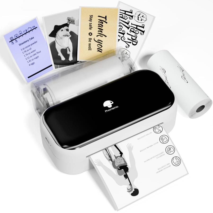 Phomemo M03 スマホ対応 サーマルプリンター モバイルプリンター 53mm