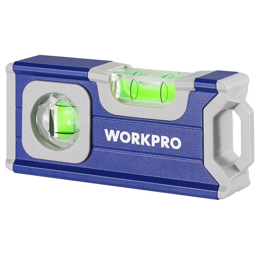 WORKPRO 水平器 マグネット 水準器 ミニ水平器 コンセント スラント